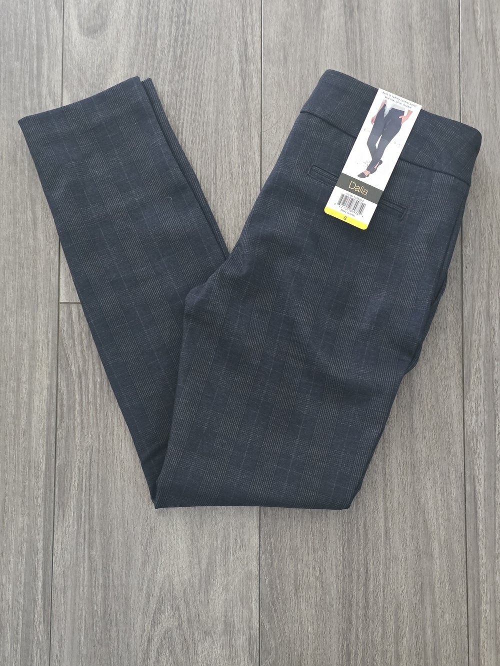 Dalia Charcoal Plaid Ponte Leggings